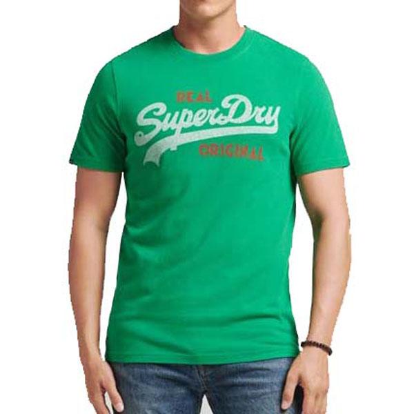SUPERDRY Muška majica VINTAGE LOGO SODA POP zelena