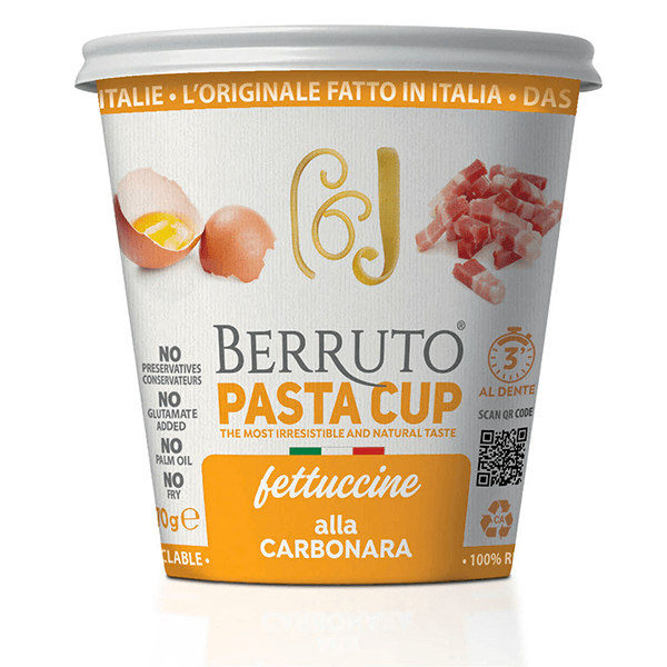 PASTA BERRUTO Fettuccine Carbonara Pastacup 70g