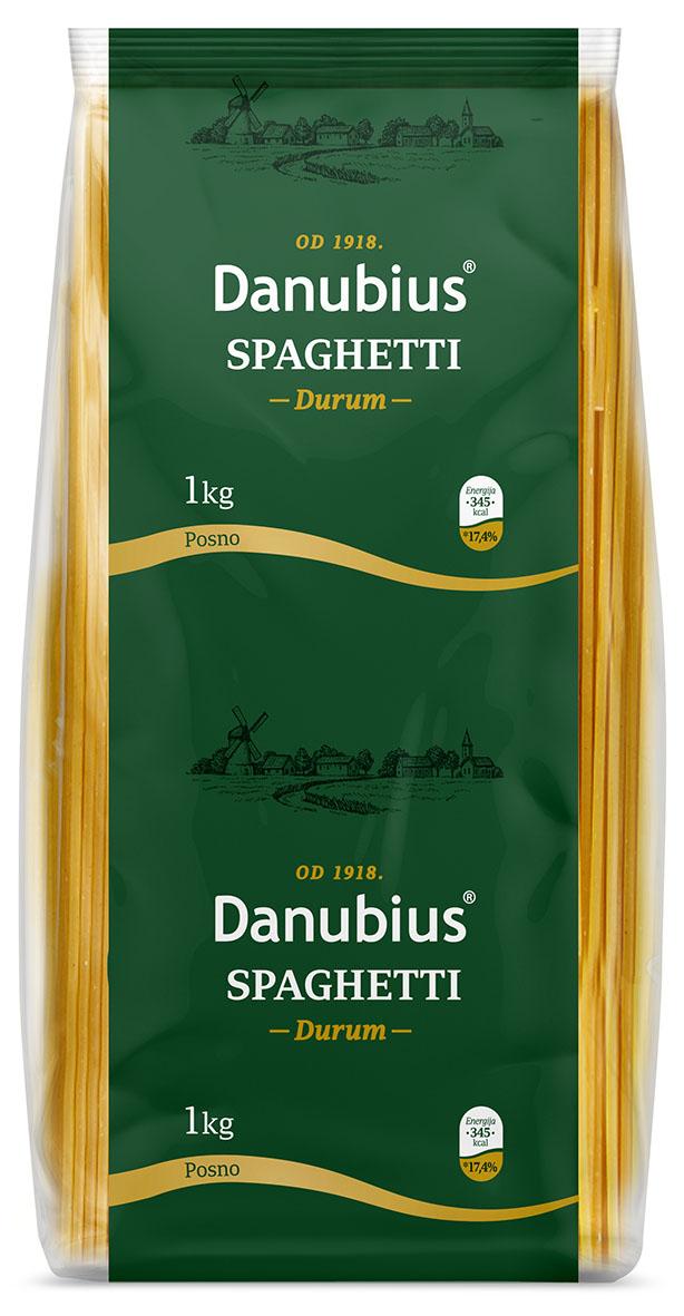 DANUBIUS Testenina Spaghetti 1 kg