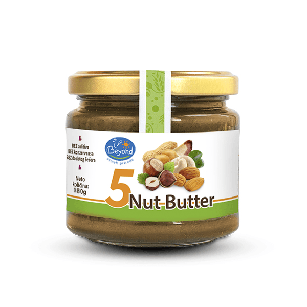 BEYOND Biljni puter 5 Nut butter 180g