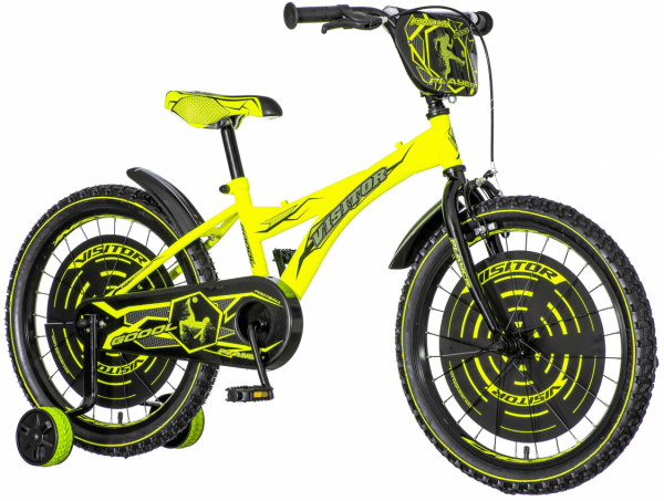 VISITOR Bicikl za dečake PLA201 20" EUR1 žuto-crni