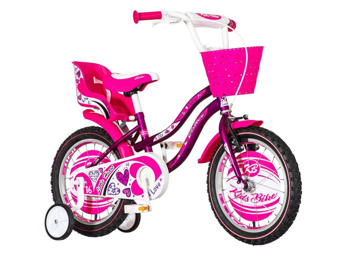 VISITOR Bicikl za devojčice HEA161 16" ljubičasti