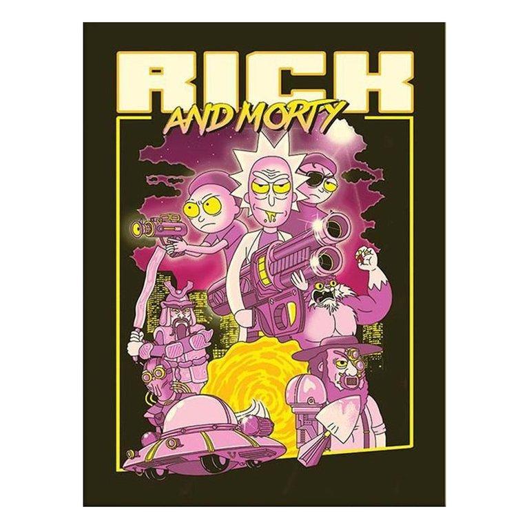 PYRAMID INTERNATIONAL Poster LX - Rick and Morty (80S Action Movie)
