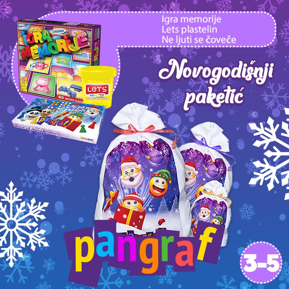 PANGRAF Novogodišnji paketić - mali 3-5g