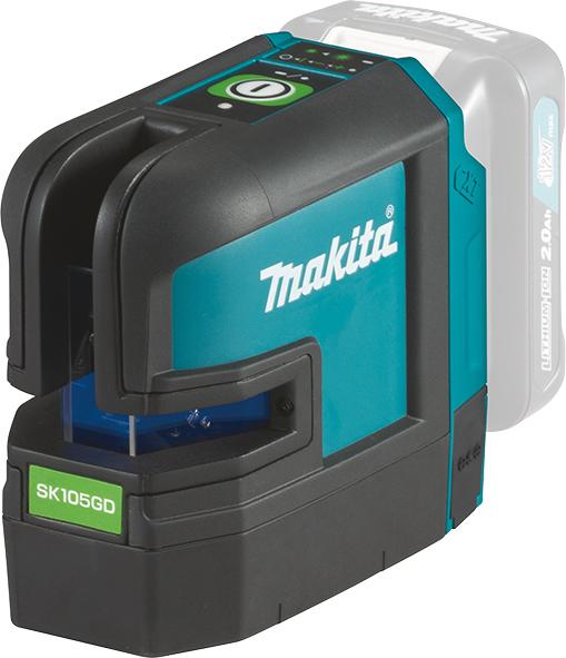 Selected image for MAKITA SK105GDZ Akumulatorski laser sa ukrštenim linijama - zeleni, Bez baterije i punjača