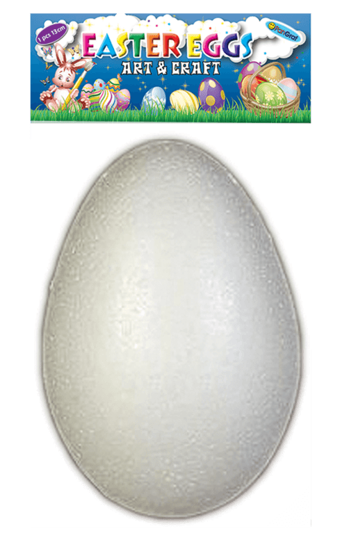 Uskršnje dekorativno jaje za oslikavanje FEA-012 13cm belo
