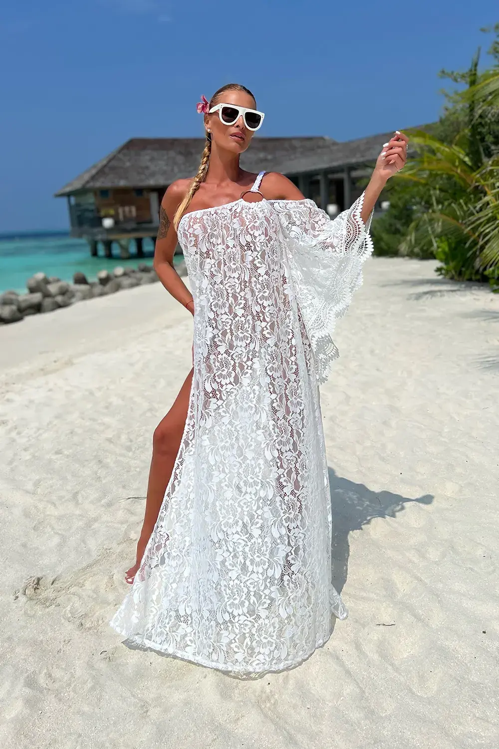DHARMA DHARMA Ženska haljina bela