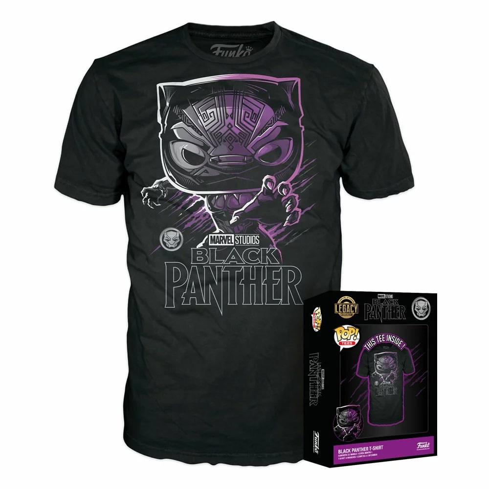 FUNKO Muška majica Boxed Tee: Marvel - Black Panther crna