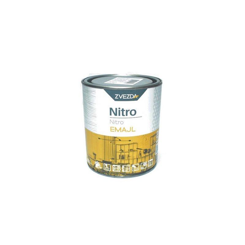 HELIOS Nitro emajl za drvo i metal 0.75l crni
