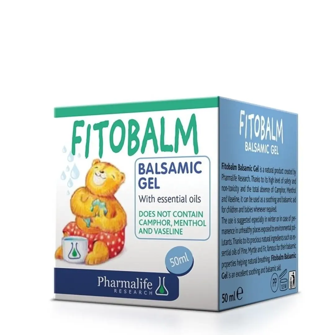 PHARMALIFE Balzam gel za ublažavanje prehlade kod dece Fitobalm 50 ml