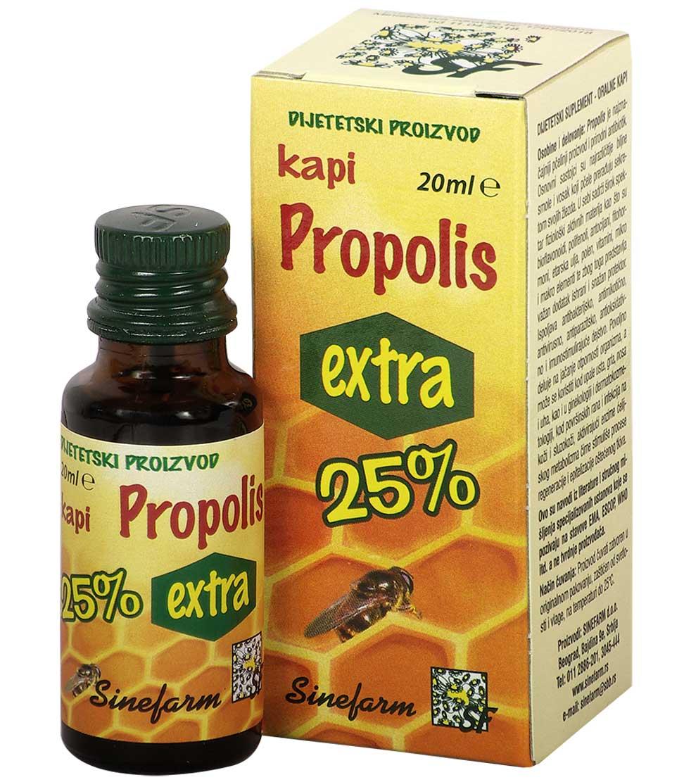 SINEFARM Propolis kapi EXTRA 25% 20 ml