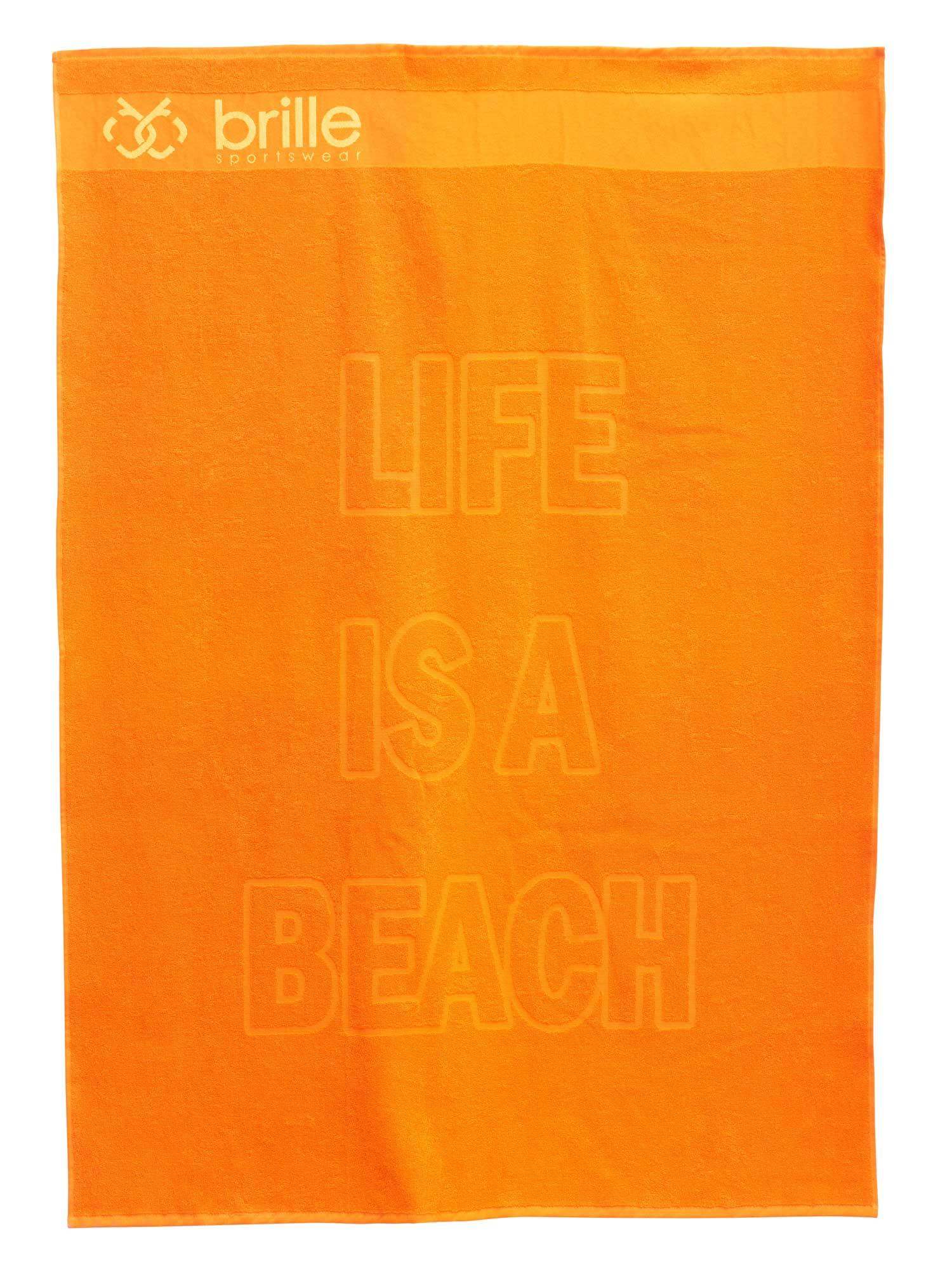 BRILLE Peškir za plažu narandžasta