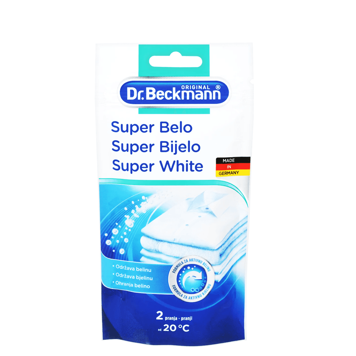 DR. BECKMANN Sredstvo za održavanje beline veša Super belo 80g