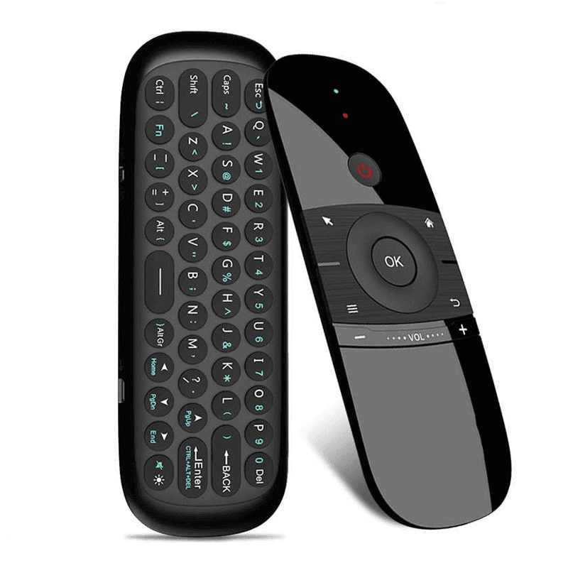 Air Mouse daljinski upravljač sa Wireless tastaturom crni