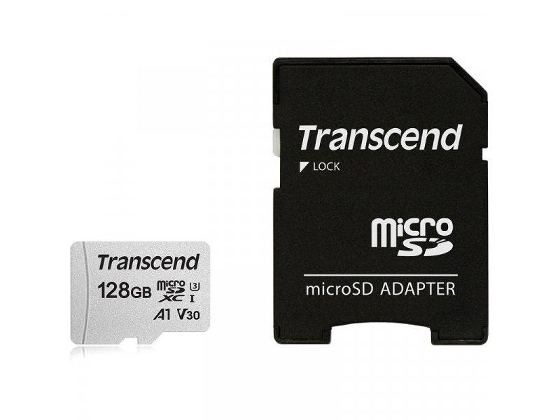 Selected image for TRANSCEND TS128GUSD300S-A MicroSD sa adapterom 128GB