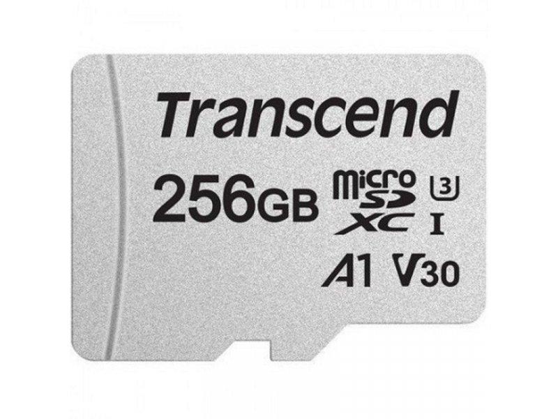 Selected image for TRANSCEND TS256GUSD300S-A Memorijska kartica, 256GB microSD w/ adapter UHS-I U3 A1, 95/45 MB/s