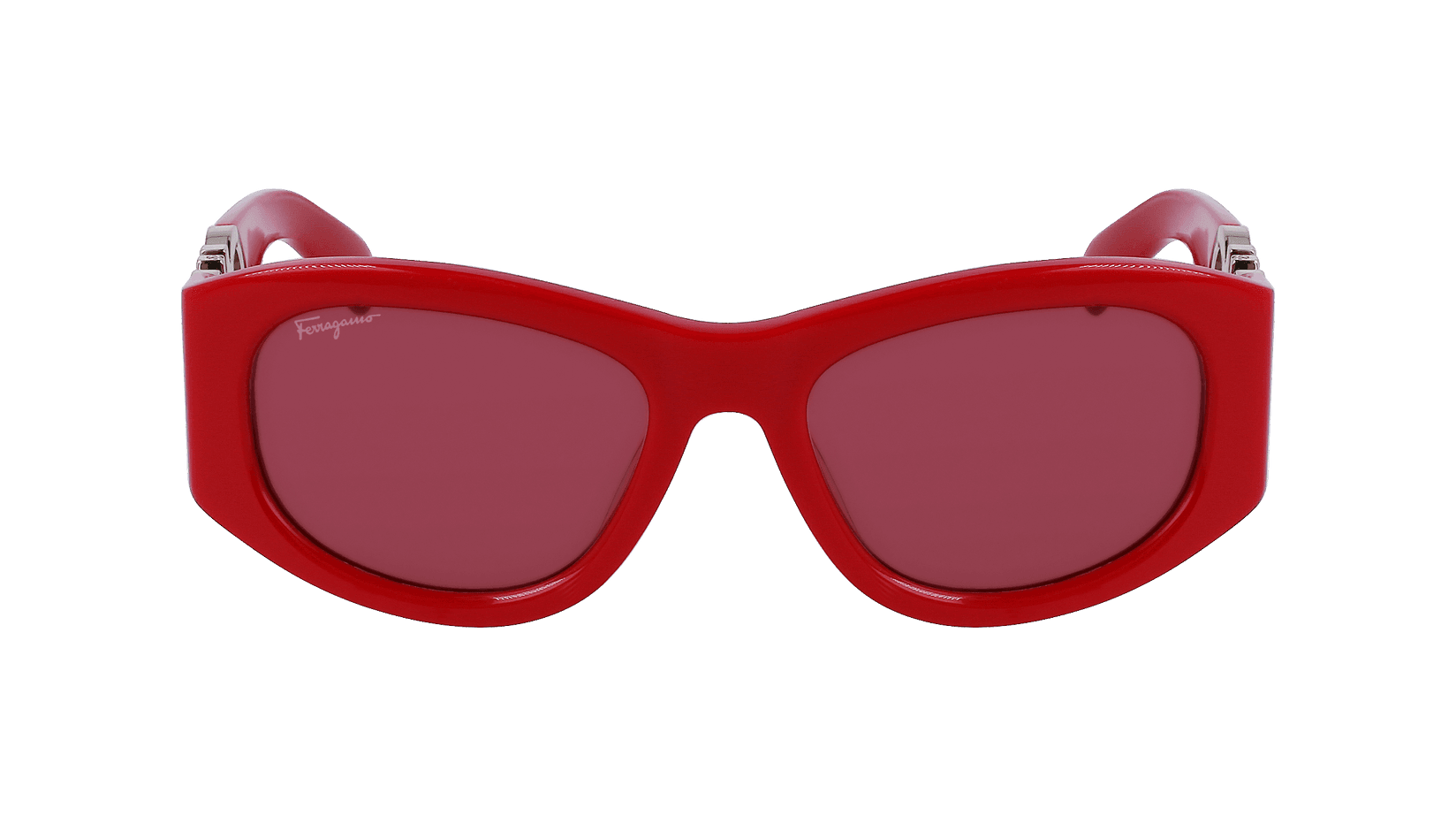 SALVATORE FERRAGAMO SALVATORE FERRAGAMO Ženske naočare za sunce crvene