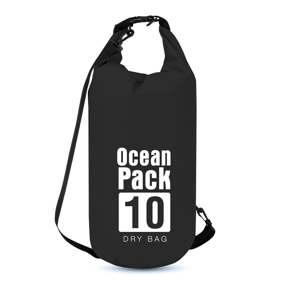 Vodootporna torba Dry Bag, 10L, Crna