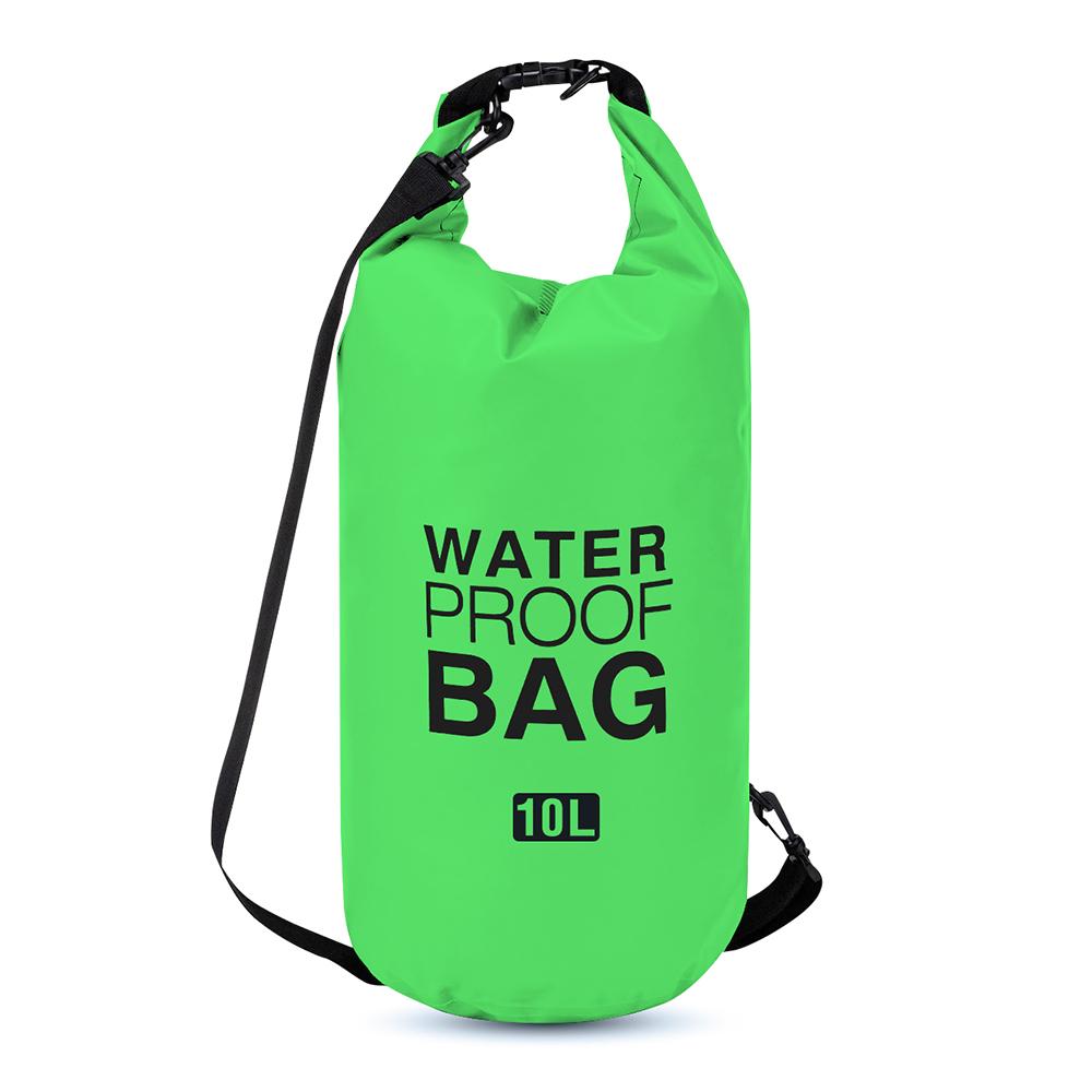 Vodootporna torba Dry Bag, 10L, Zelena