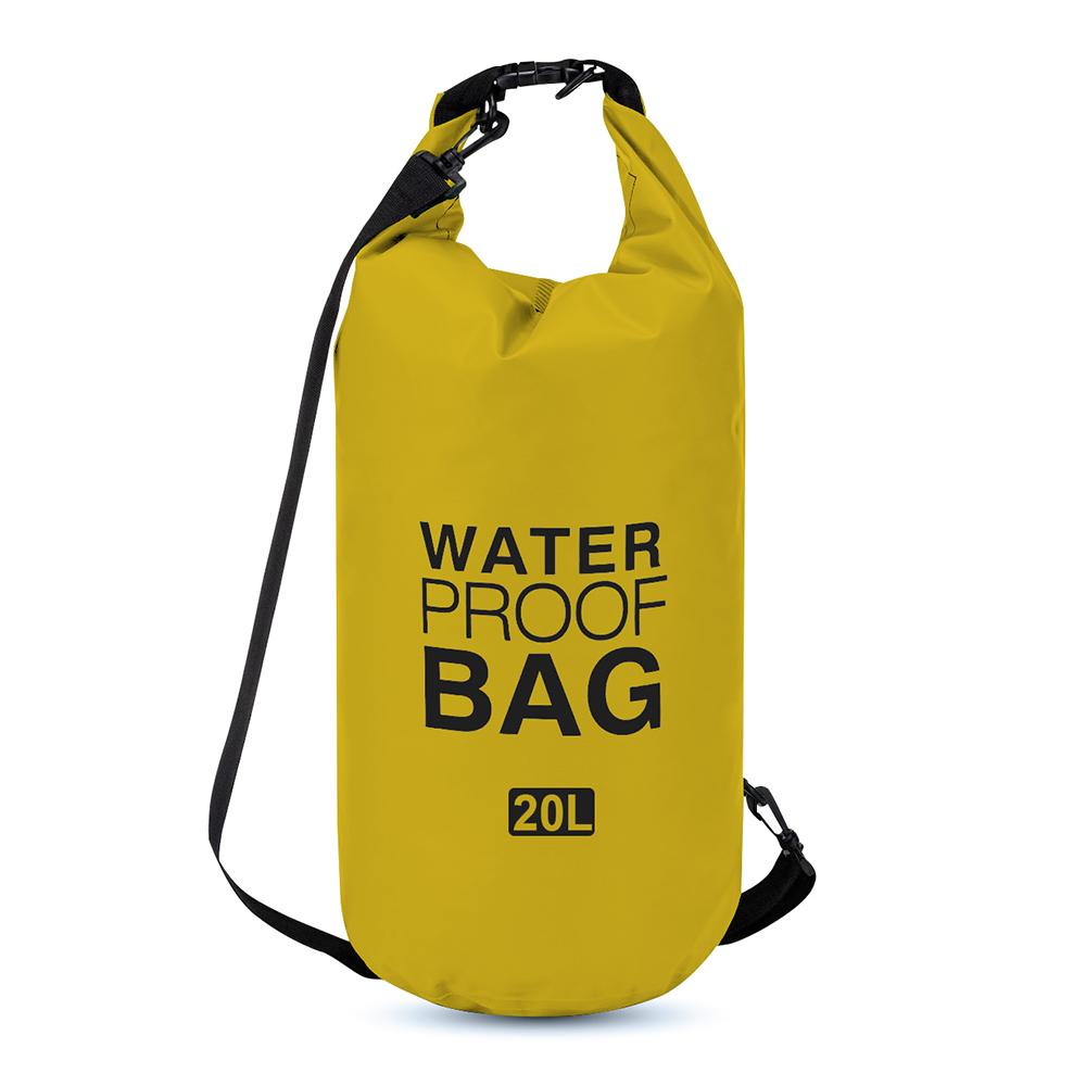 Vodootporna torba Dry Bag, 20L, Žuta