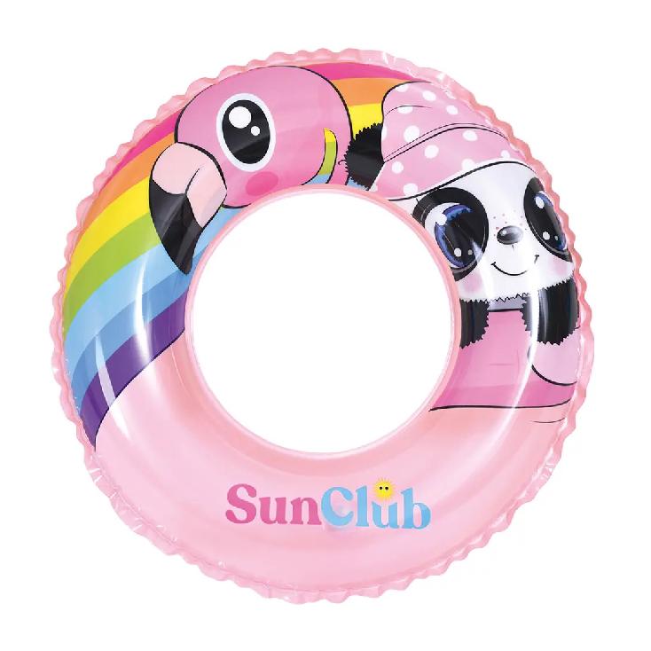 SUN CLUB Šlauf za plivanje Panda Swim Ring 50 cm roze