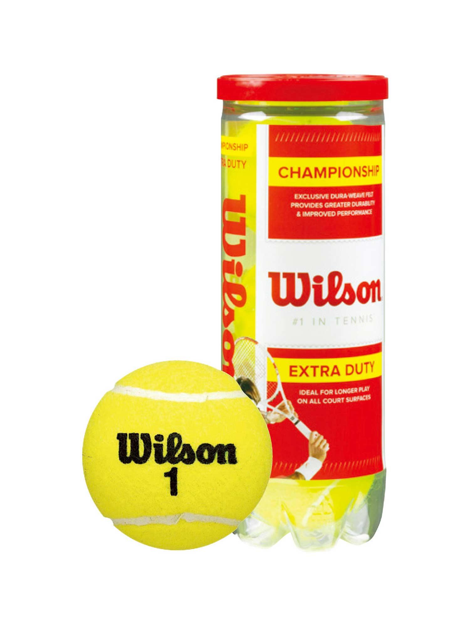 WILSON Set teniskih loptica 3/1 Championship XD žuti