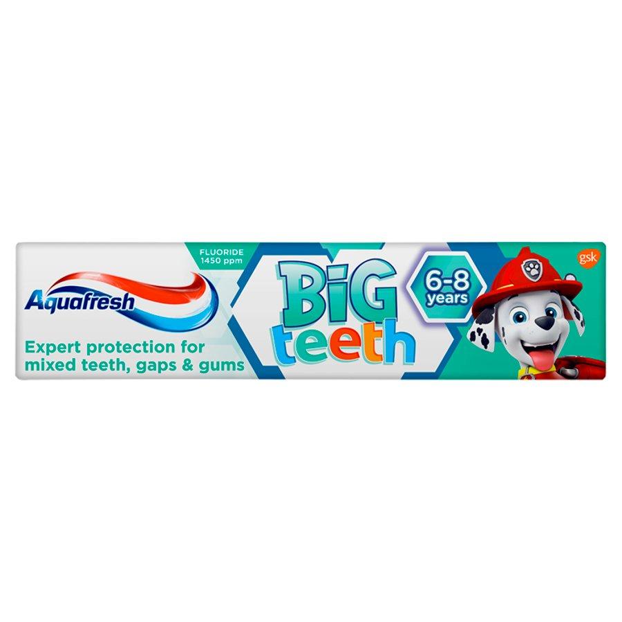 AQUAFRESH Dečija pasta za zube Kids Big teeth 6 do 8 godina 50ml