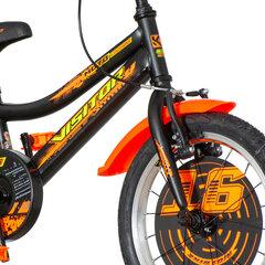 1 thumbnail image for VISITOR MOT160 Bicikl za dečake,  16", Moto dizajn, Narandžasto-crni
