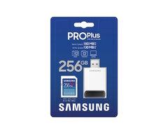 1 thumbnail image for SAMSUNG Memorijska kartica PRO PLUS Full Size SDXC 256GB U3 + Čitač kartice MB-SD256SB