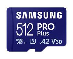 0 thumbnail image for SAMSUNG Memorijska kartica PRO PLUS MicroSDXC 512GB U3 + SD Adapter MB-MD512SA