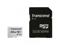 0 thumbnail image for TRANSCEND TS256GUSD300S-A Memorijska kartica, 256GB microSD w/ adapter UHS-I U3 A1, 95/45 MB/s
