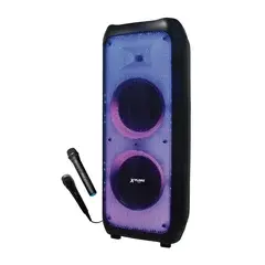 1 thumbnail image for XPLORE Bluetooth zvučnik sa karaoke funkcijom XP8821 Fusion 2xmic/FM/microSD/mp3/wma/USB/BT/AUX/TWS 1000 W crni