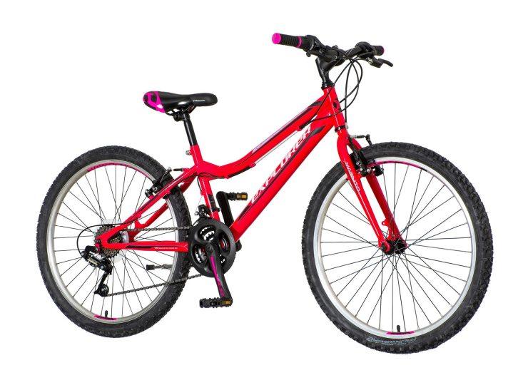EXPLORER Bicikl za devojčice MAG2414 24"/13" crveni