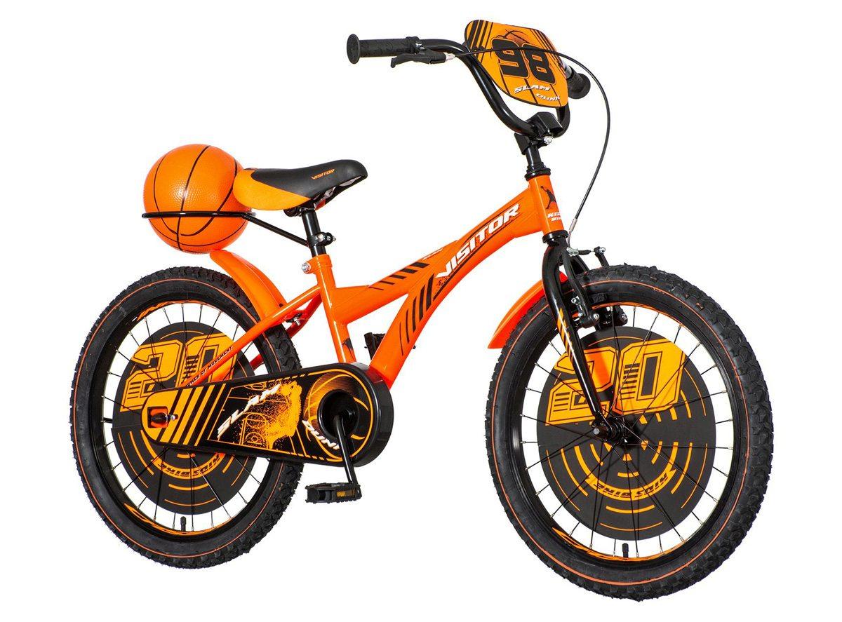 VISITOR Bicikl za dečake BAS201 20" Basket narandžasti