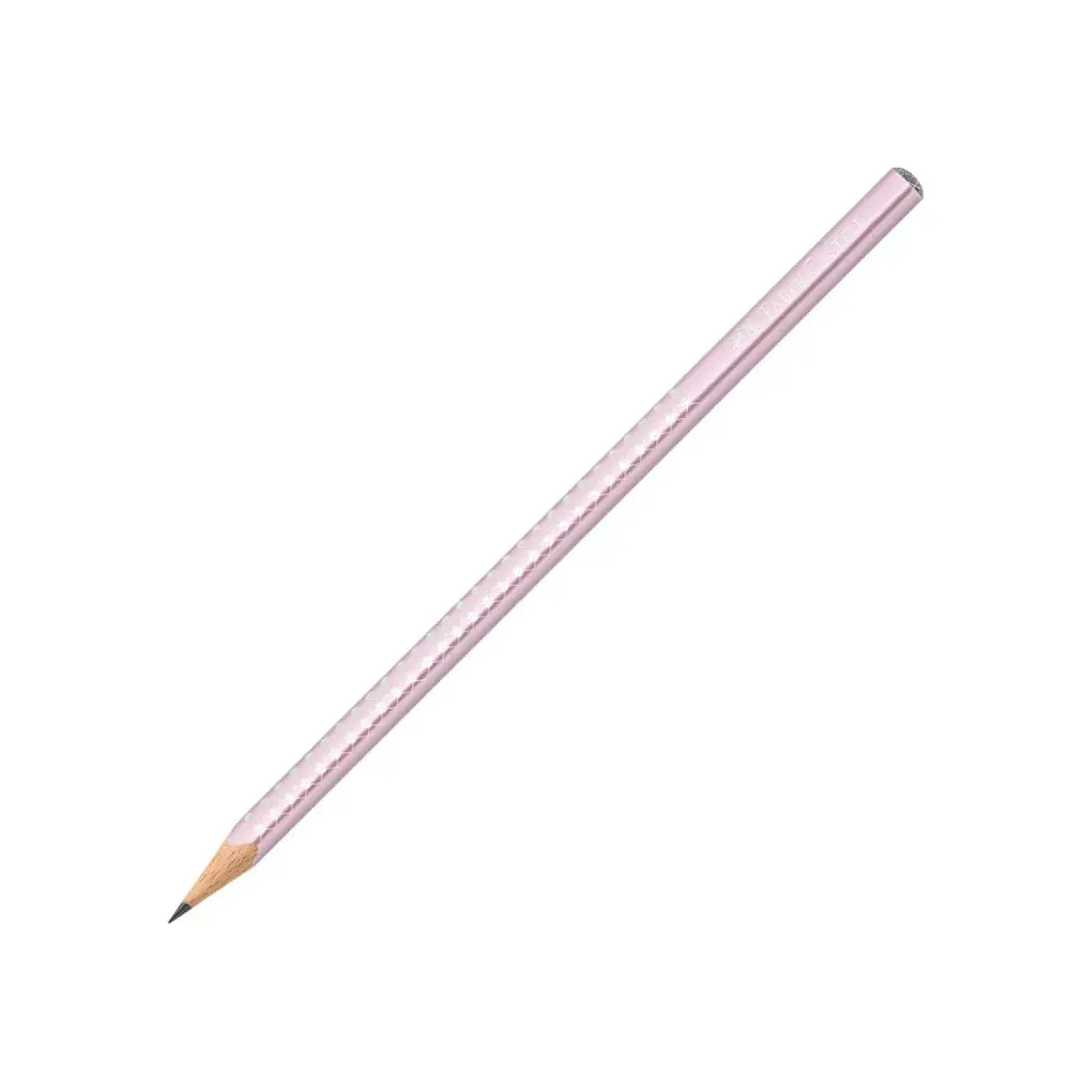 FABER CASTELL Grafitna olovka GRIP HB Sparkle 118261 rose metallic