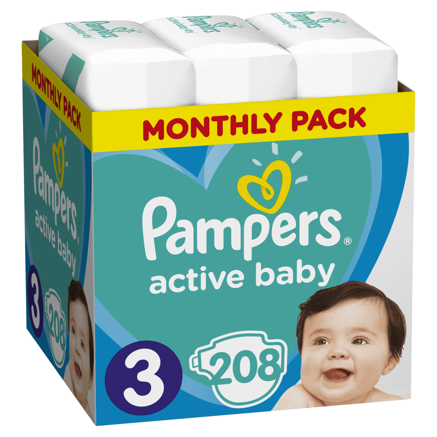 PAMPERS Pelene Monthly pack S3 MSB 208/1