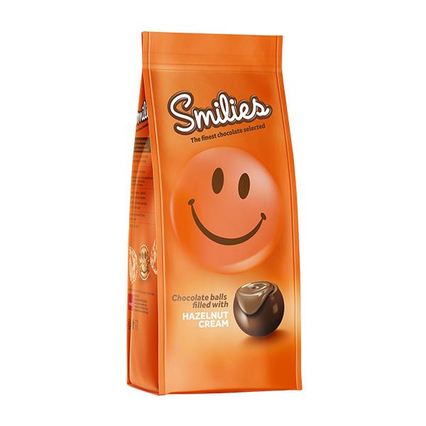 SMILIES BALLS Čokoladne kuglice HAZELNUT 138g