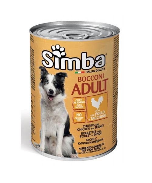 SIMBA Vlažna hrana za pse u konzervi - Piletina i Ćuretina 1230g