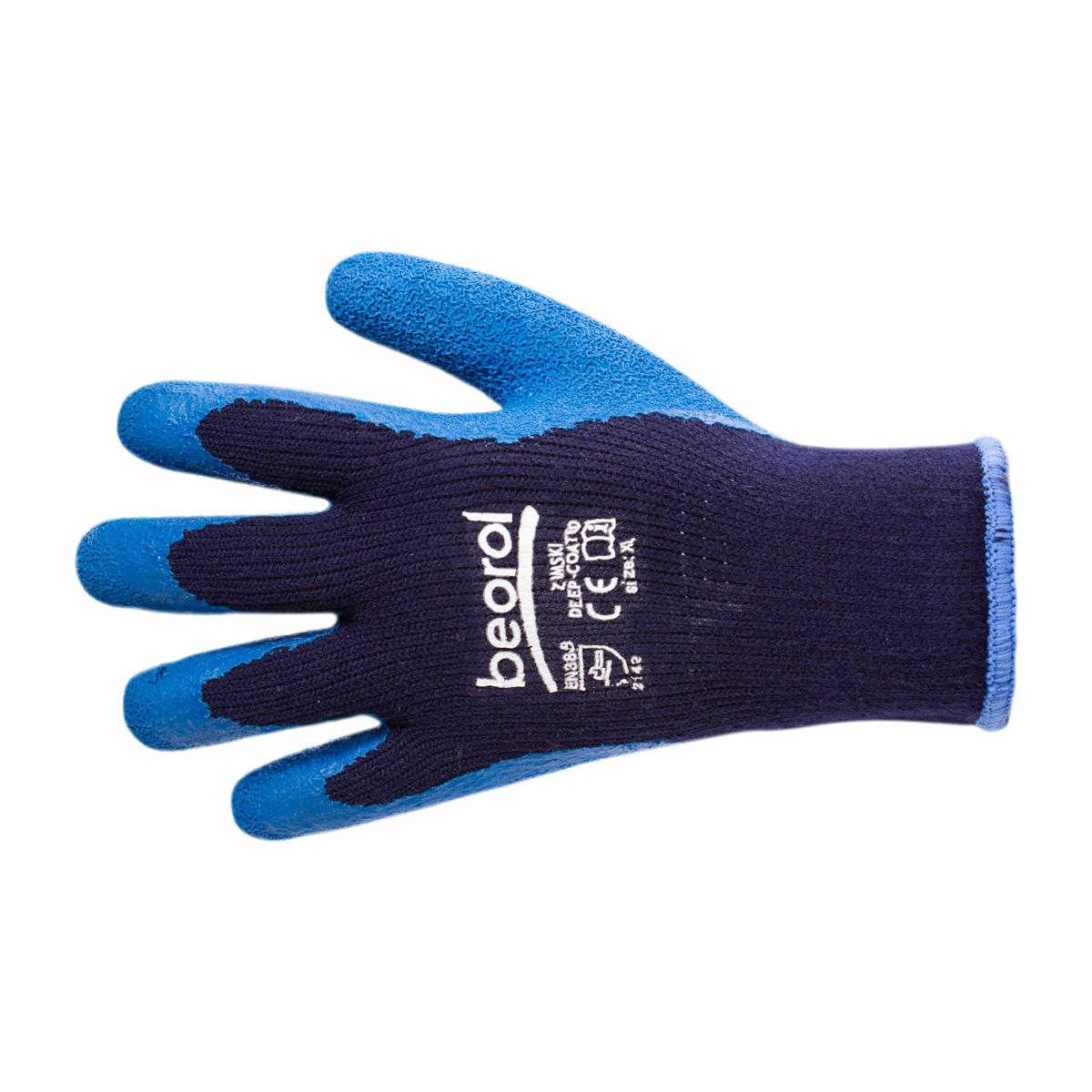 PROTECT Zaštitne zimske rukavice Dip-coated L plave