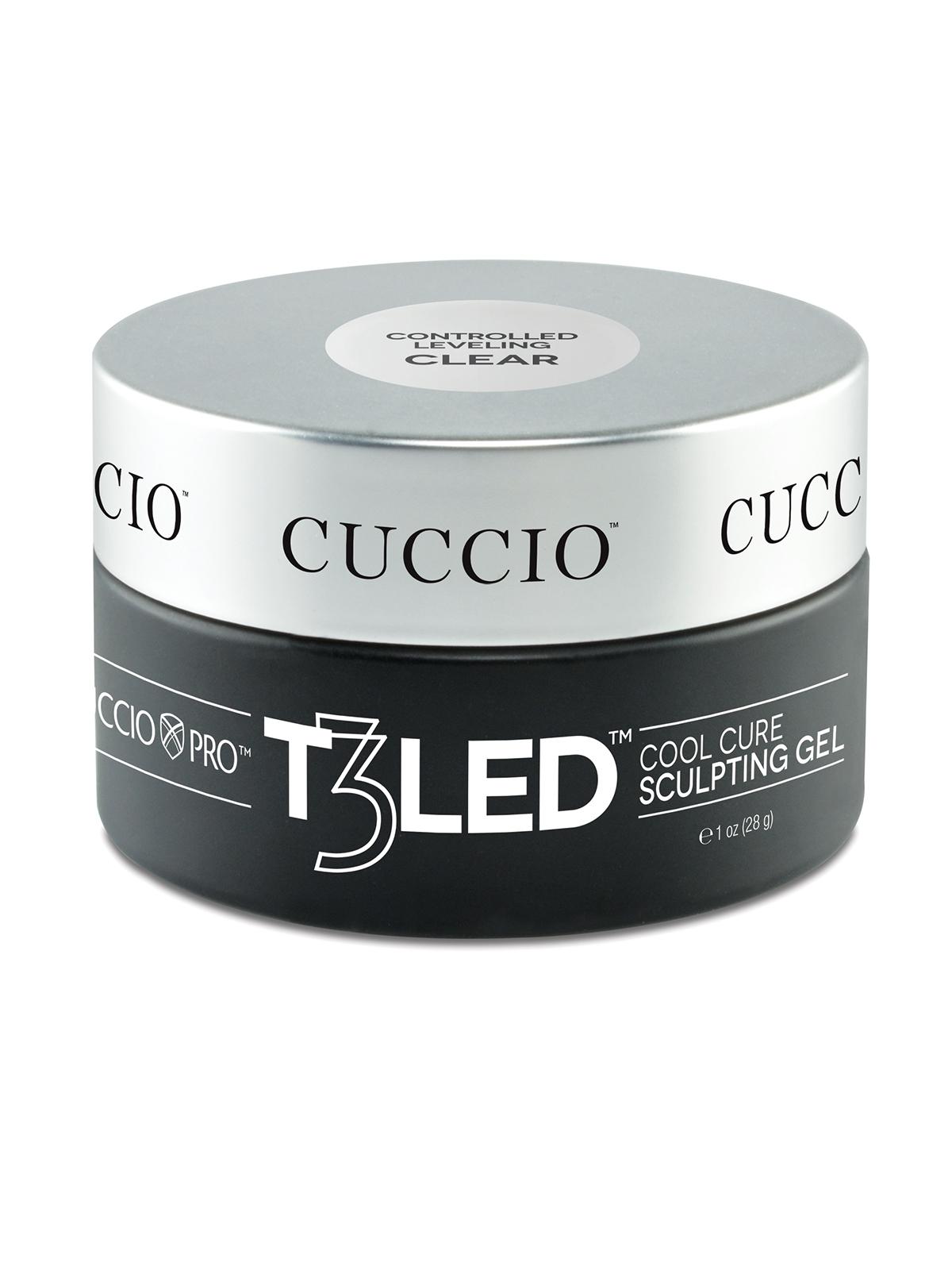 CUCCIO Gradivni gel za izlivanje i nadogradnju noktiju T3 LED/UV Controlled Leveling Clear 28 g