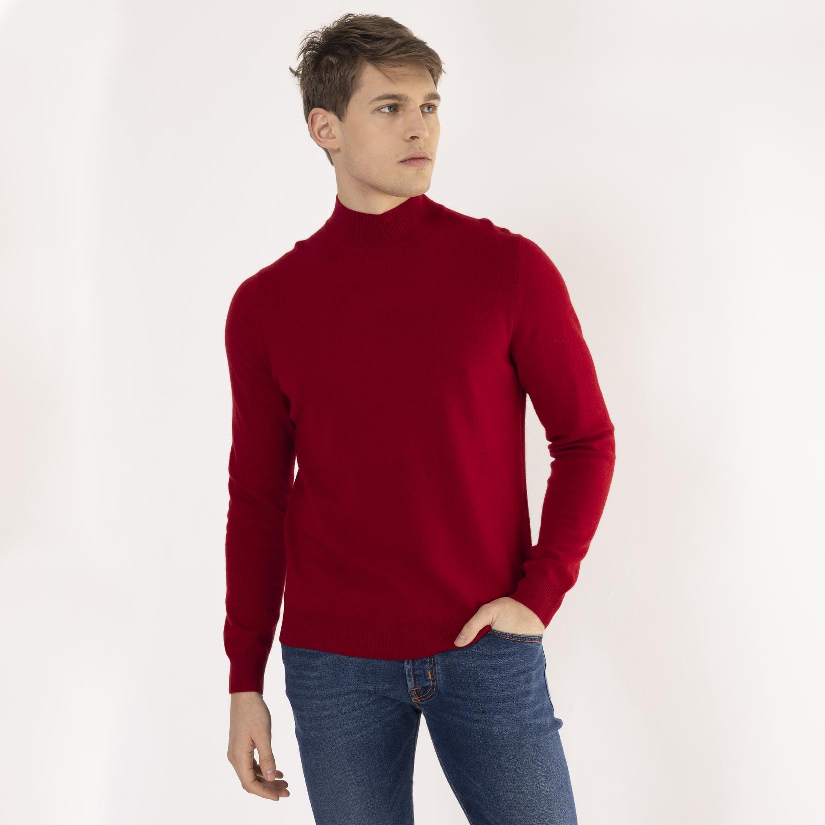 SCERVINO STREET Muški džemper tamnocrvena