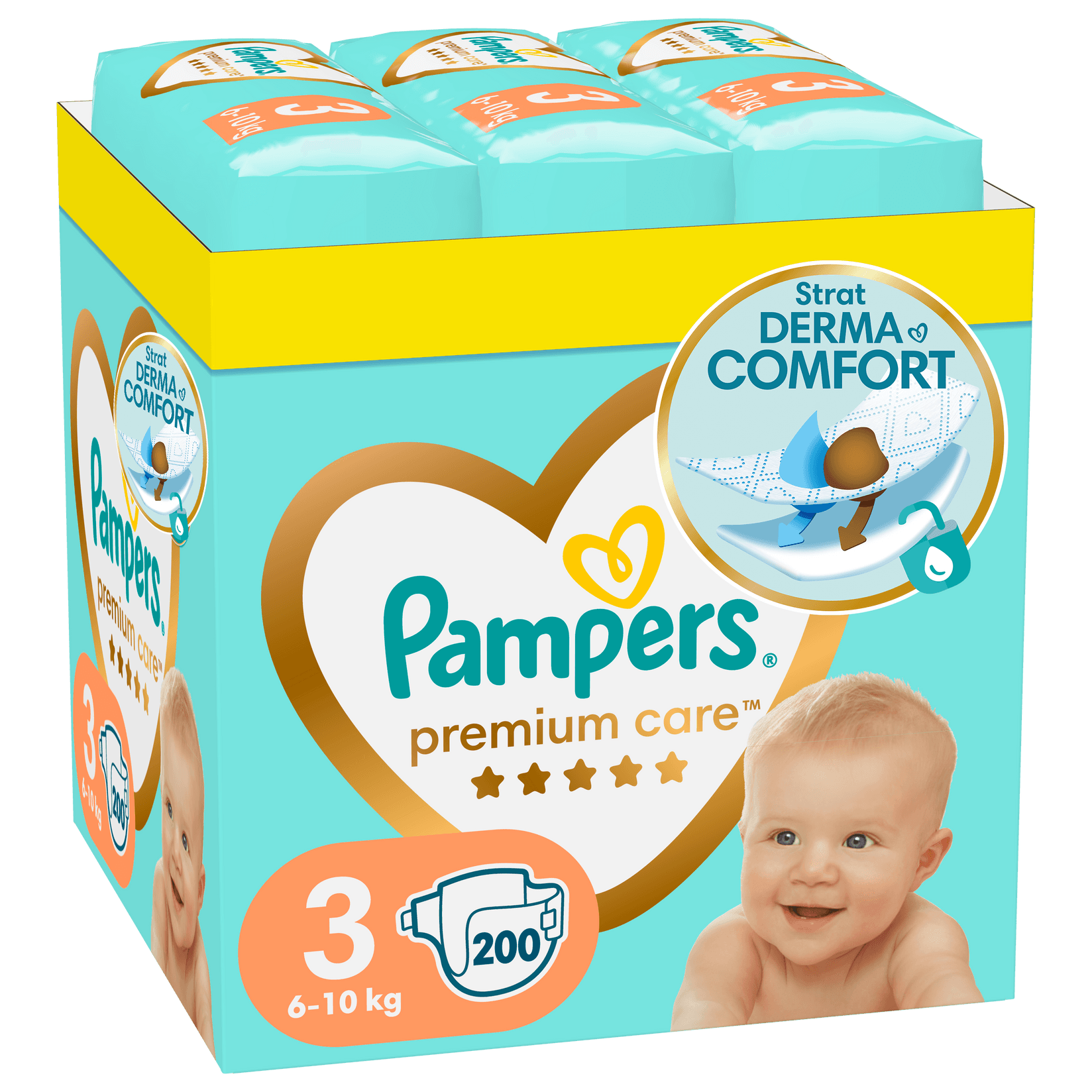 Selected image for PAMPERS Pelene Monthly pack Premium S3 MSB 6-10kg 200/1