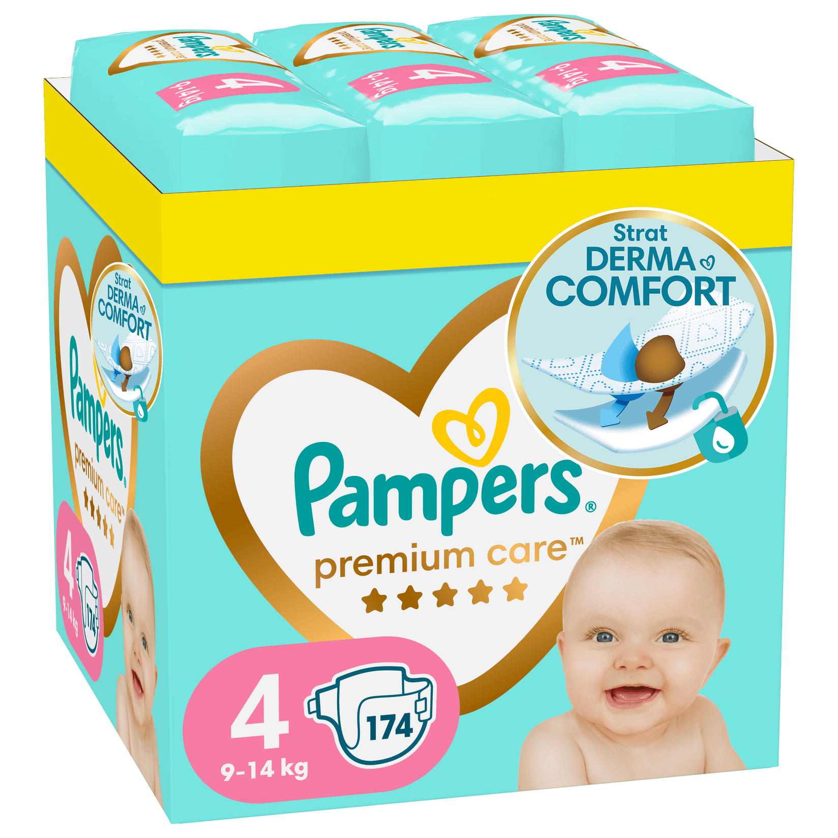 Selected image for PAMPERS Pelene Monthly pack Premium S4 MSB 9-14kg 174/1