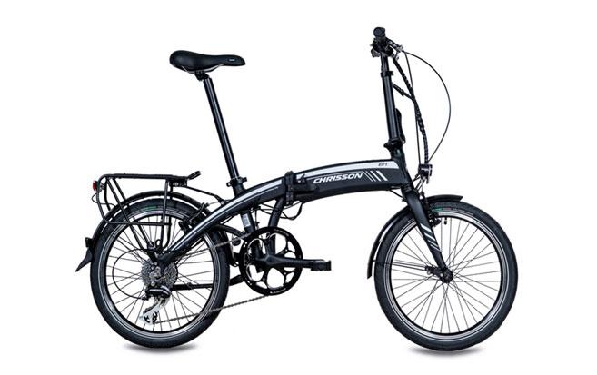 XPLORER Folding EF1 Električni bicikl, 20", 250V, Mat crni