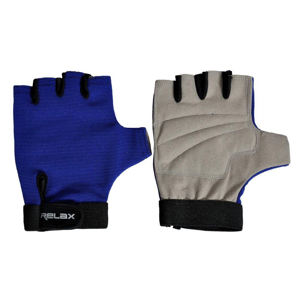 RING fitness rukavice plavo-sive
