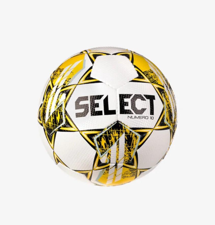 SELECT Fudbalska lopta Numero 10 Fifa Basic Logo žuto-bela