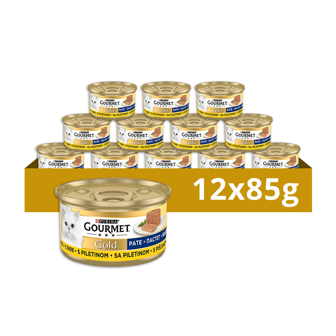 Selected image for Gourmet Gold Pašteta za mačke, Piletina, 12 x 85 g